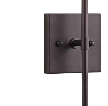 Cato Bohemian Farmhouse Iron/Glass LED Vanity - JONATHAN Y